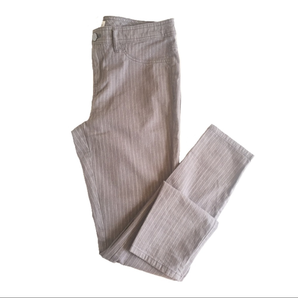 Women’s Calvin Klein Stripped Midrise Skinny Pants